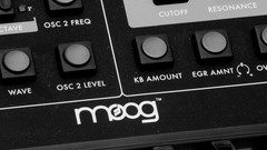 Buttons synthesizer moog synthesizer