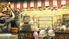 Cafe funny Tigers Bunnies