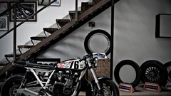 Cafe races motorbikes