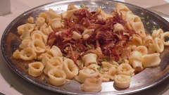 Calamari not disturbing delicious