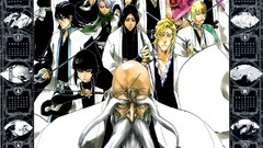 Calendar bleach Kuchiki byakuya Zaraki Kenpachi Hitsugaya 