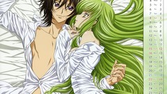 Calendar code geass lamperouge lelouch C & C