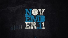 Calendar November dark background November 11