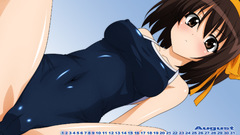 Calendar school swimsuits nipples