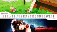 Calendar vocaloid meiko illustrations