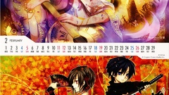 Calendar vocaloid meiko illustrations Kaito (Vocaloid)