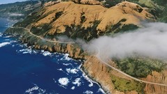 California aerial view Highways