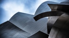 California Los Angeles architecture buildings skies Disney 