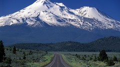 California roads scenic Mount Shasta