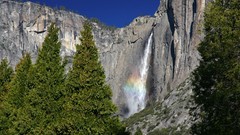 California waterfalls Yosemite National Park falls mist 
