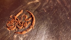 Calligraphy depth of field Ramadan