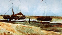 Calm weather paintings Beaches Vincent van Gogh artwork