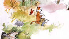 Calvin and Hobbes Art