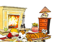 Calvin and Hobbes cartoon