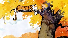 calvin and hobbes happiness Trees fall