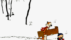 Calvin and hobbes snow