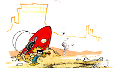 Calvin and hobbes Spaceman