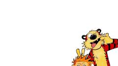 Calvin and hobbes white