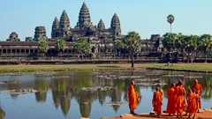 Cambodia Temples Monks
