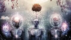 Cameron Gray artwork digital art Born of Osiris surreal religion