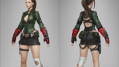 Cammy street fighter video games realistic pixelated 