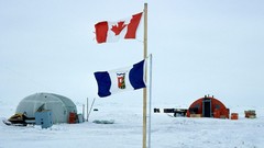 Canada Flags north pole Canadian flag