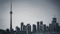 Canada Toronto monochrome