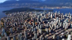 Canada vancouver cityscapes tilt-shift