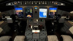 Canadair Aircraft cockpit