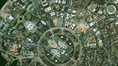 Canberra parliament houses aerial