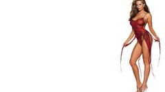 Candice Michelle red dress