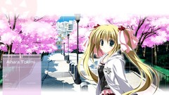 Candies long hair anime girls green eyes supreme twintails