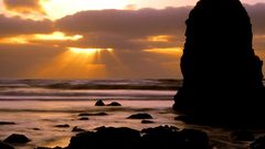 Cape meares sunset til