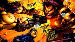 Captain america wolverine marvel