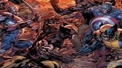 Captain america X-Men wolverine