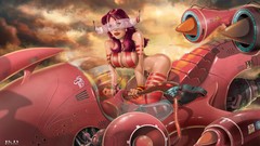 Captain pin-up artwork