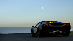 Car Arrinera Automotive S.A. rear view Supercars prototype moon