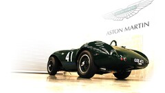 Car Aston Martin oldtimer green cars white background vehicle