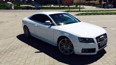 Car Audi audi rs5 white cars vehicle numbers urban