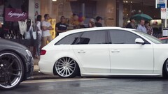 Car Audi tuning stance vehicle white cars