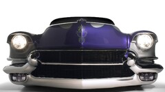 Car Cadillac purple cars vehicle Simple Background oldtimer