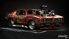Car cgi Pontiac pontiac gto muscle cars render vehicle red cars