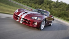 Car Dodge dodge viper red cars road Men vehicle asphalt