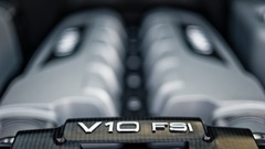Car Engines Technology Audi R8 V10 closeup Audi