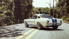 Car Ford Ford mustang road white cars vehicle Racing Stripes