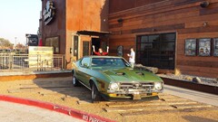 Car green cars vehicle Ford mustang Ford