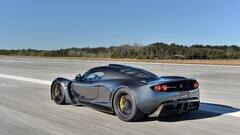 Car Hennessey Venom GT vehicle Supercars black cars asphalt