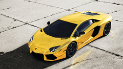 Car Lamborghini yellow cars vehicle Supercars