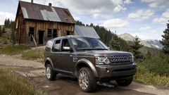 Car Land Rover Trees House vehicle