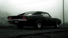 Car muscle cars dodge charger black cars vehicle mist numbers
